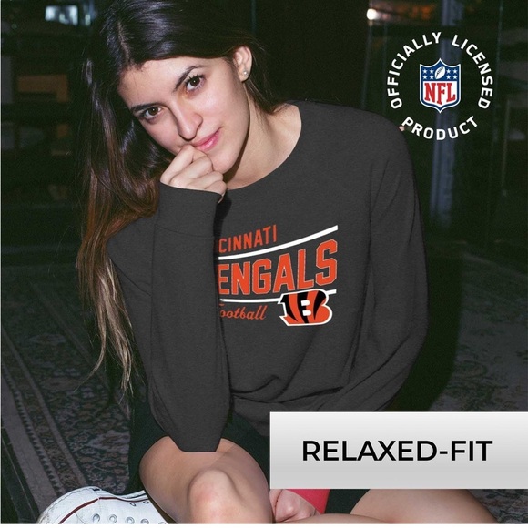 NFL Tops - NWT Cincinnati Bengals NFL Sweatshirt XXL Charcoal Gray Long Sleeve